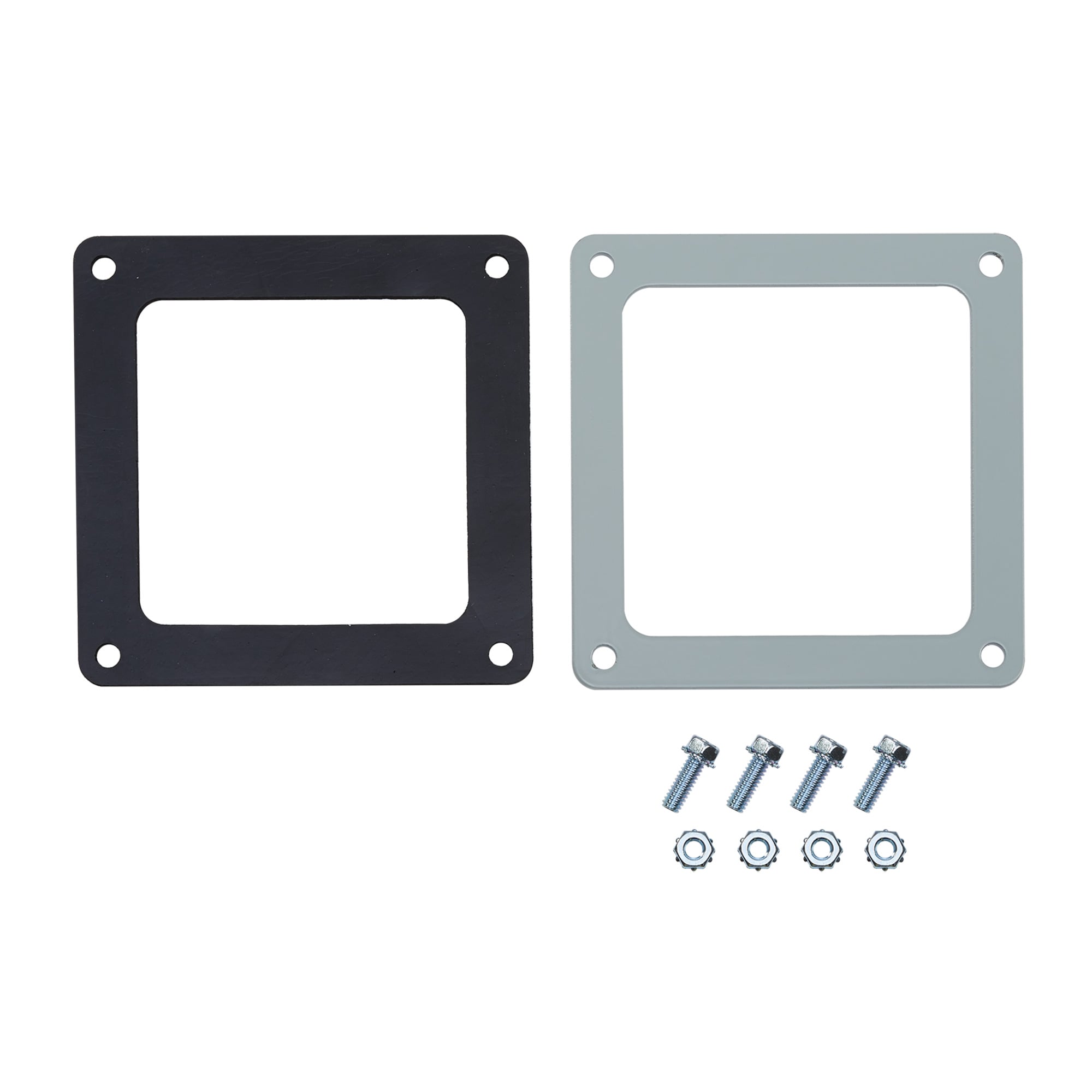 Box Connector Feed-Through, 8.00x8.00, Gray, Steel