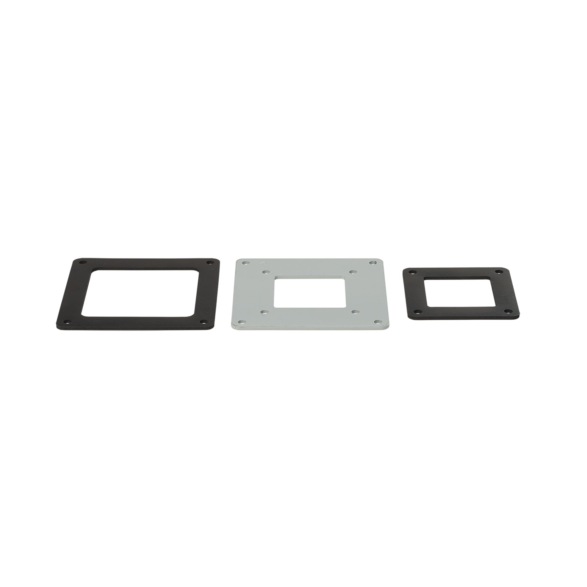 Reducer Bushings Feed-Through Edge Hole, 8x8 to 4x4, Gray, Steel
