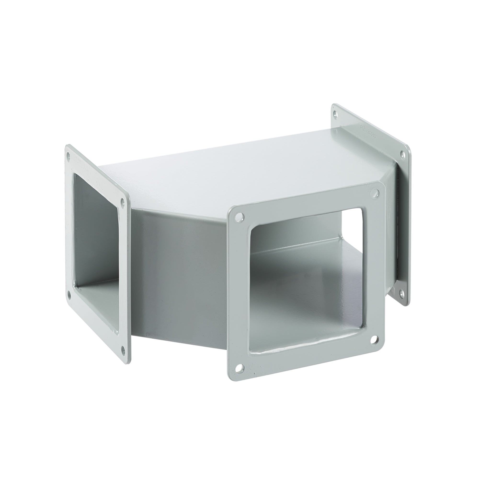 Tee Feed-Through, 8.00x8.00, Gray, Steel