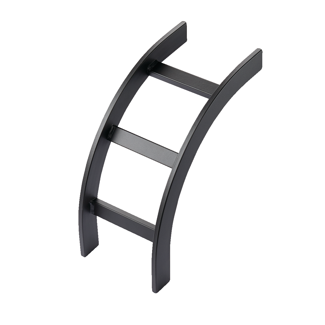 Ladder Rack Curved Kit (cULus Classified) Inside, fits 12.00, Black, Steel