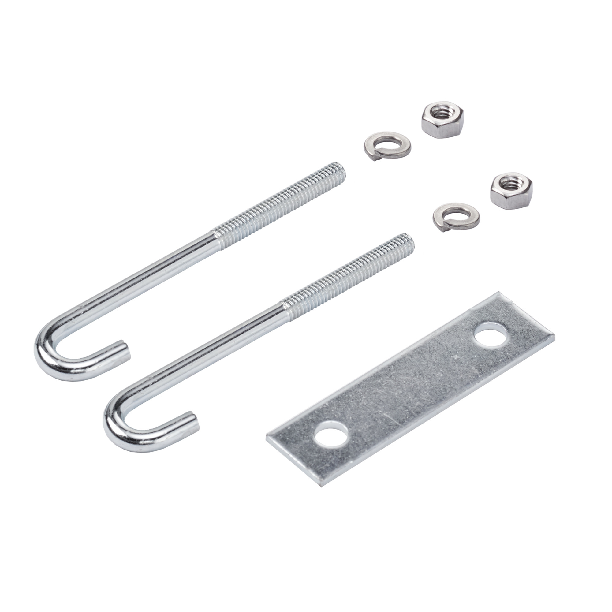 J-Bolt Kit, Plated, Steel