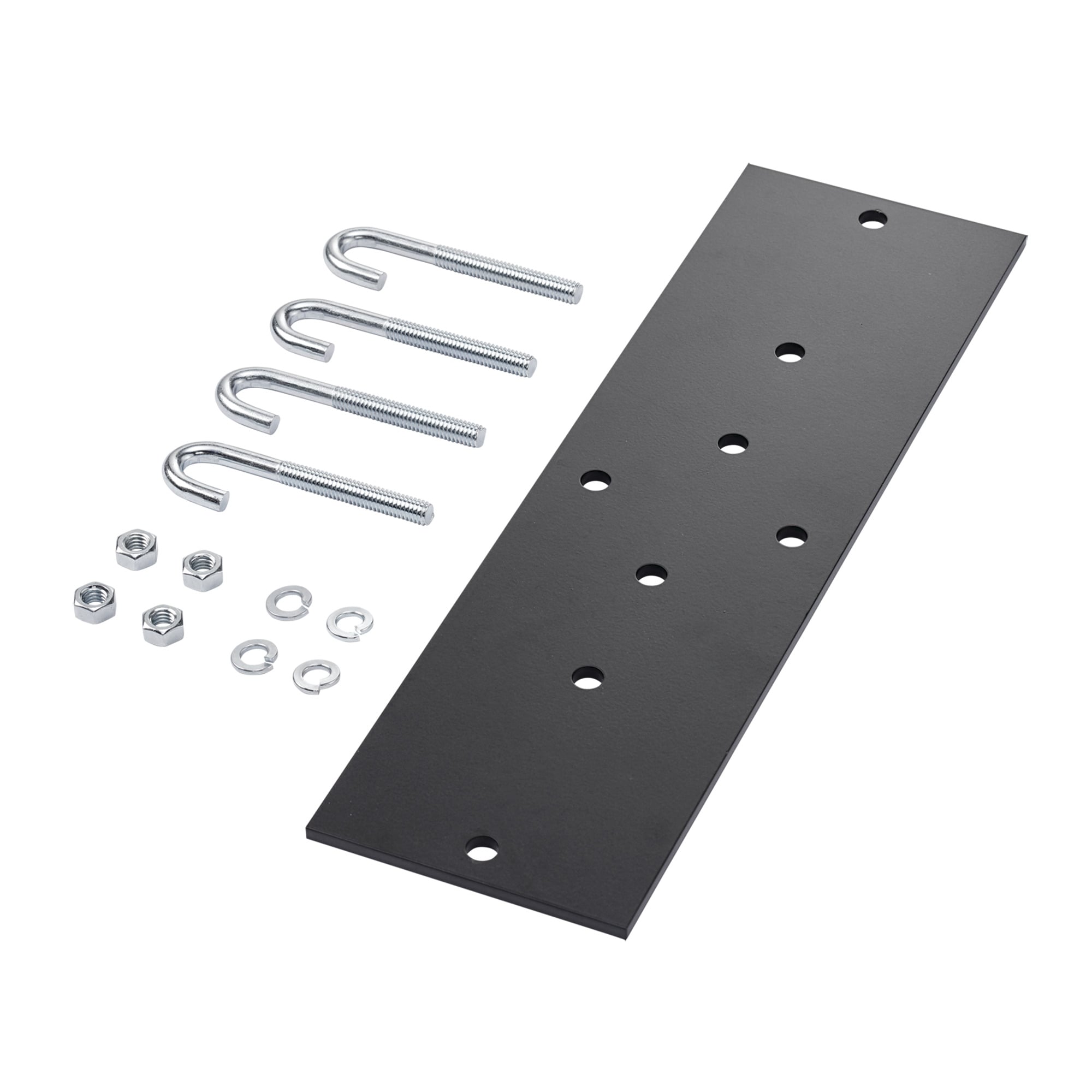 Rack-to-Runway Mounting Plate Kit, Fits 12.00/18.00, Black, Steel