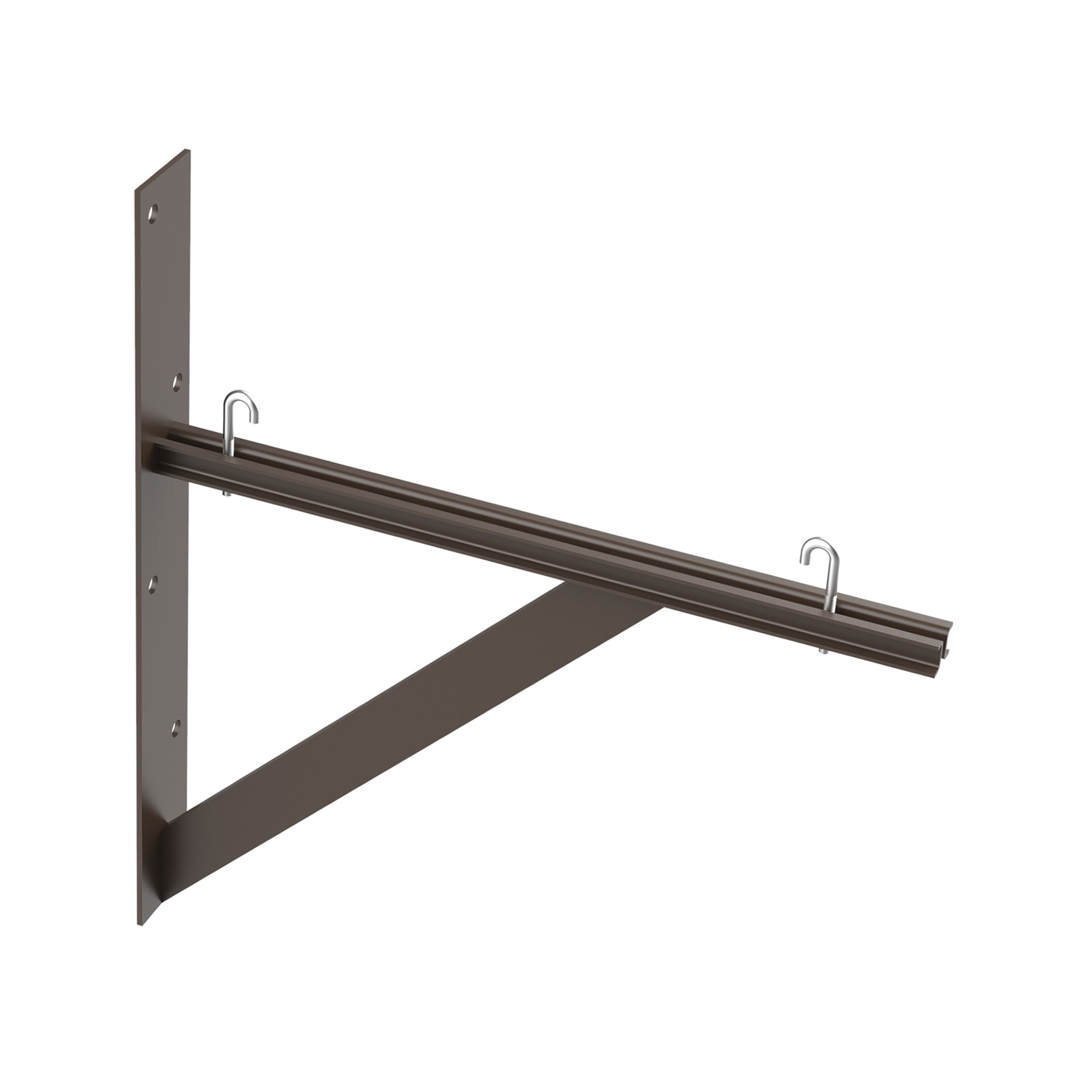 Triangle Support Bracket Kit, fits 12 and 18, Black, Steel