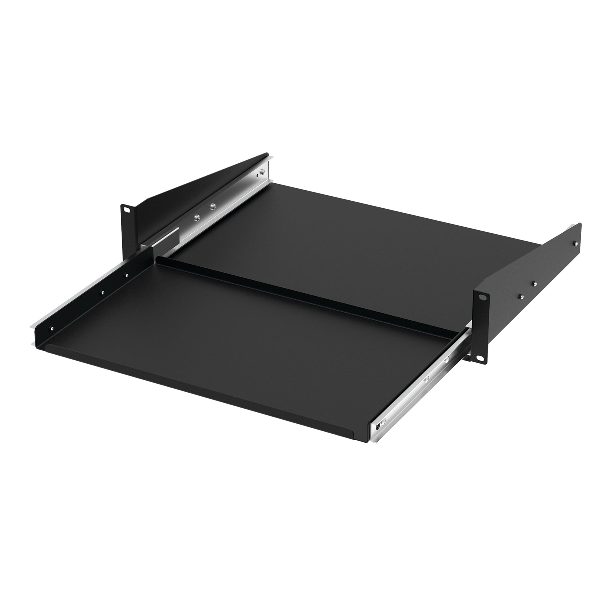 Pull-Out Shelf for Mini Keyboard, 2U, Black, Steel