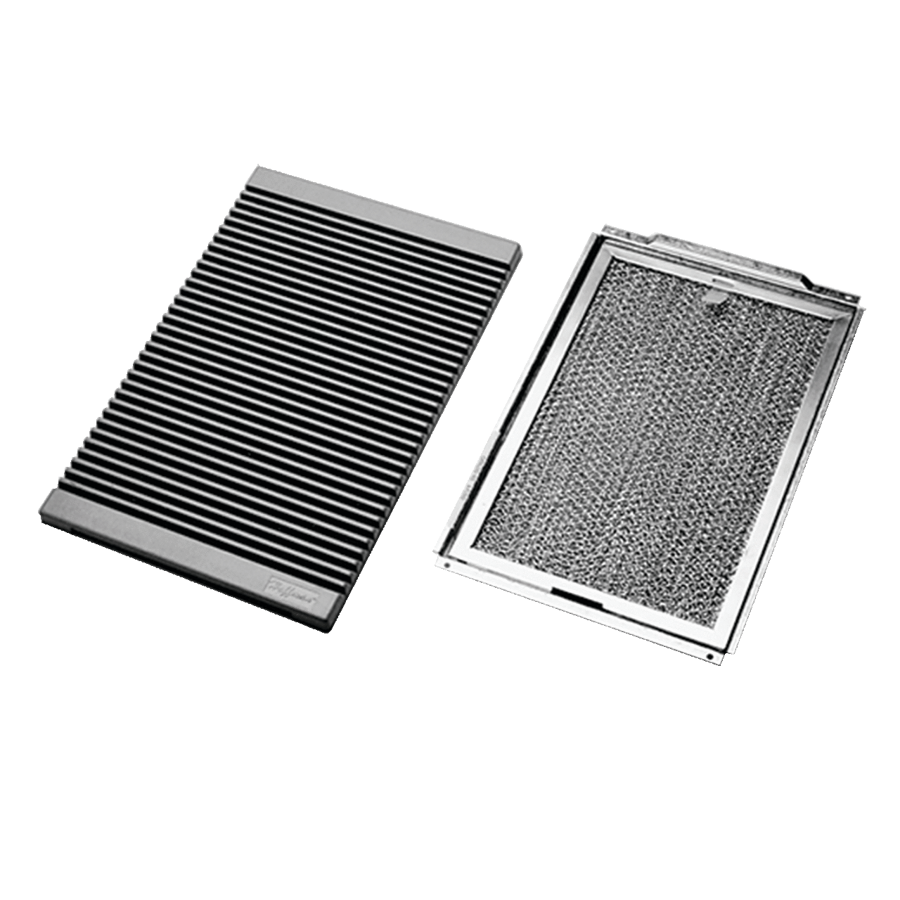 Vent with Filter Package Hardware Included, 300x200mm, Black, Plastic