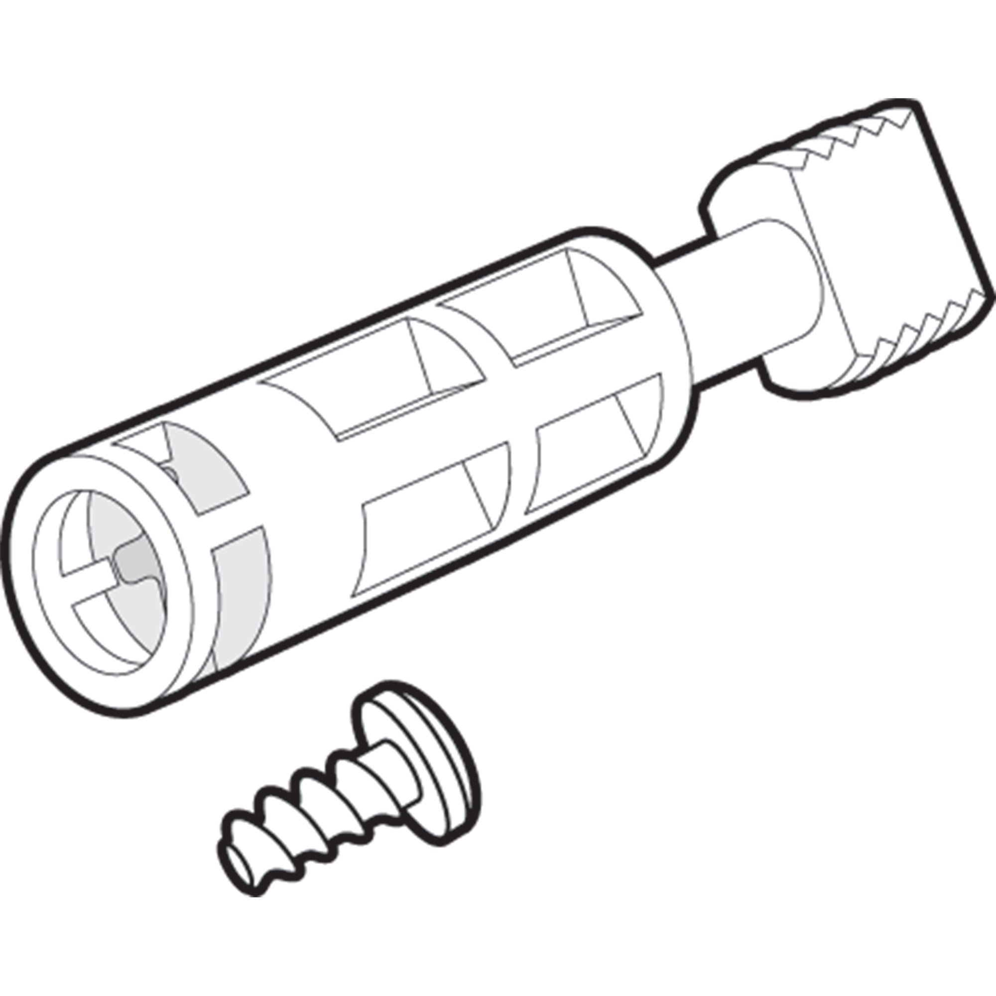 QLine E Hardware Kit, 35mm Screw, fits QLine E