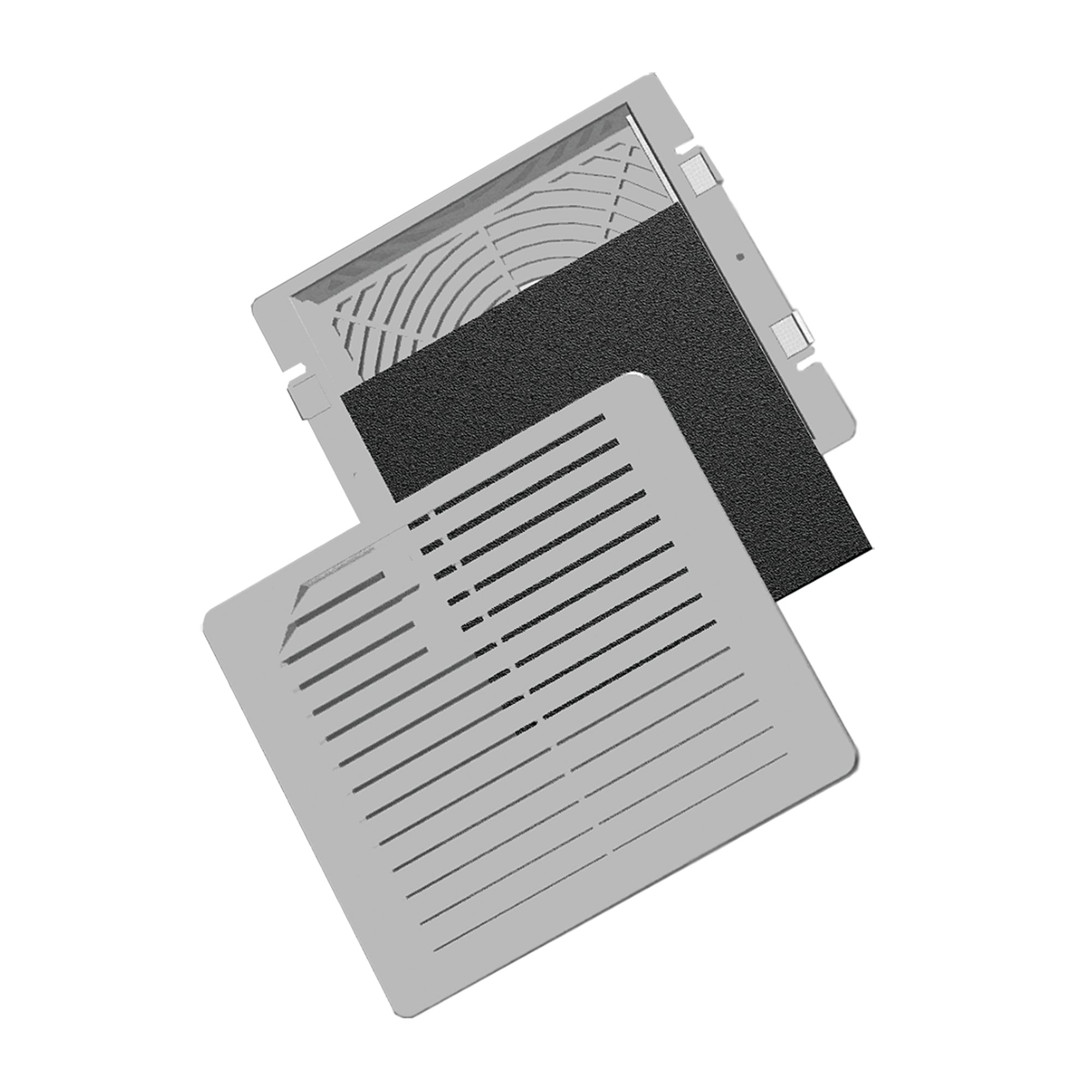 TFP Exhaust Grille fits 10-inch Package, 11.77x12.94x33.53, Brushed, Stainless 304