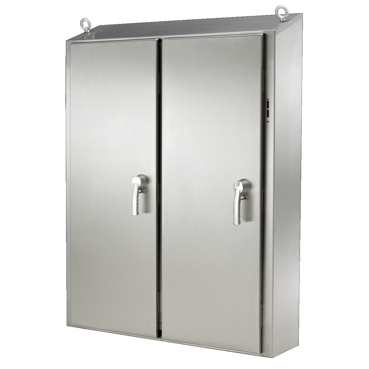 WaterShed Freestand Disconnect Enclosure Type 4X, 62x63x12, Brushed, SS304