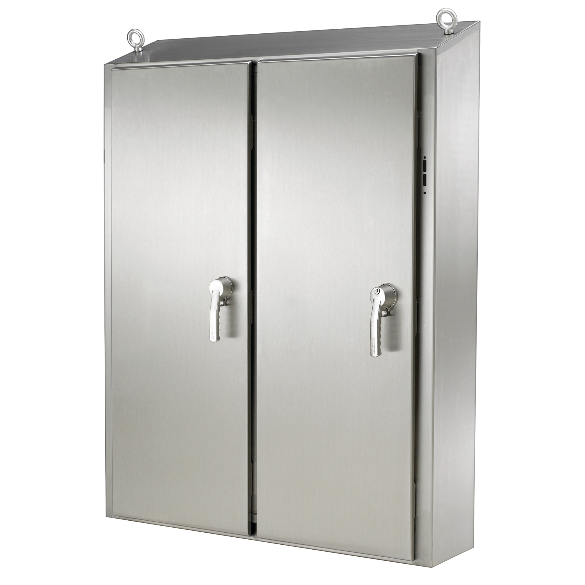 WaterShed Freestand Disconnect Enclosure Type 4X, 74x63x12, Brushed, SS304