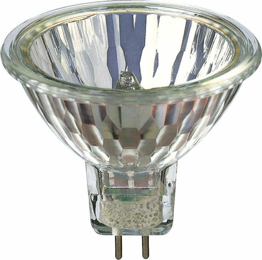 Brighten your outlook Excellent beam quality for accent or ambient lighting.;Maximum efficiency for reduced energy consumption. Philips Halogen MR16 lamps provide a bright white light for accent lighting. They make it easy to optimize the look and feel of your brand, your merchandise, and the shoppers experience, with lower operating costs. Optimized Coil, Burner and Reflector Design.;White, Bright Light with excellent beam quality.;UV Block -Reduces color fading.;GU5.3 base.;3000 Hour Rated Average Life*;Variety of Wattages and Beam Spreads.;Universal Burning Position.;Available in 20, 35, and 50 watts Spot and Flood, 50 watt also available in Narrow Flood.;* Rated average life is the length of operation (in hours) at which point an average of 50% of the lamps will still be operational and 50% will not. Ideal for accent lighting in specialty and department stores, as well as museums and art galleries.