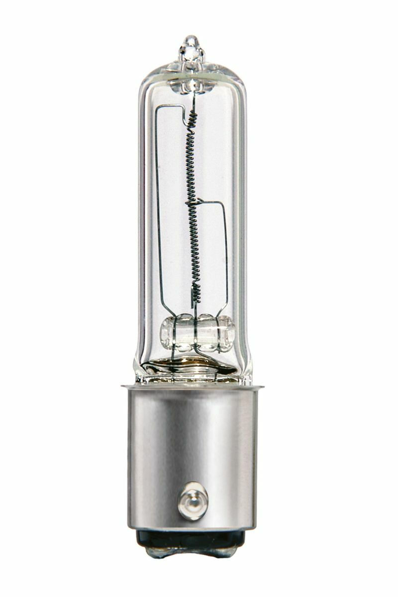 D.C. Bayonet Compact size fits most decorative, accent and specialty fixtures.;Available in a variety of wattages to meet most application needs. Accent lighting with improved lumens and higher performanceHalogen DC Bayonett Capsule lamps provide bright,white light for decorative and accent lighting and general illumination. Offered in T4 bulb size with DC Bayonette base configurations. These lamps offer a rated average life ranging from 1000 to 2000 hours depending upon the product.** Rated average life is the length of operation (in hours) at which point an average of 50% of the lamps will still be operational and 50% will not. Bright, white light.;Must always be used in an enclosed fixture.;120 volt types require a fixture specifically designed for 120 volt operation.Never interchange 12 and 120 volt types.;Available in 100, 150, and 250 watts. Ideal for indoor decorative and accent lighting such as wall sconces, undercabinet lighting, and jewelry display cabinets. Not for use in low voltage fixtures.