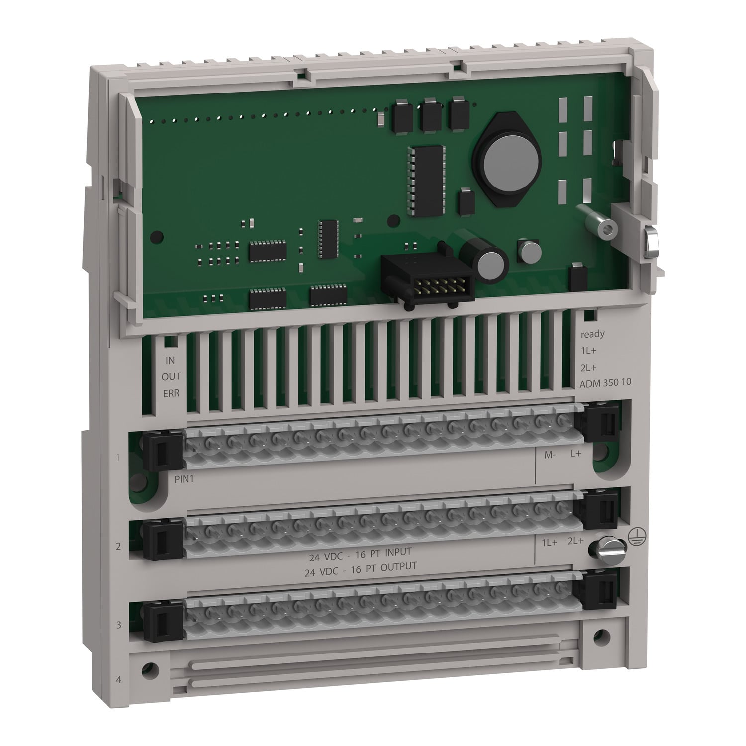 discrete I/O module Modicon Momentum - 16 I/O solid state