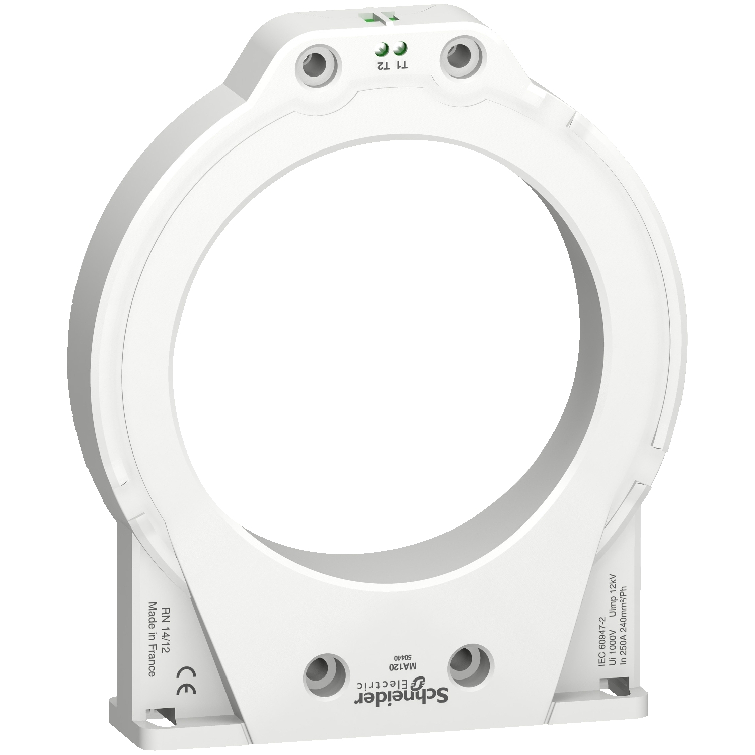 Closed toroid A type, VigiPacT, Vigilohm, MA120, inner diameter 120mm, rated current 250A