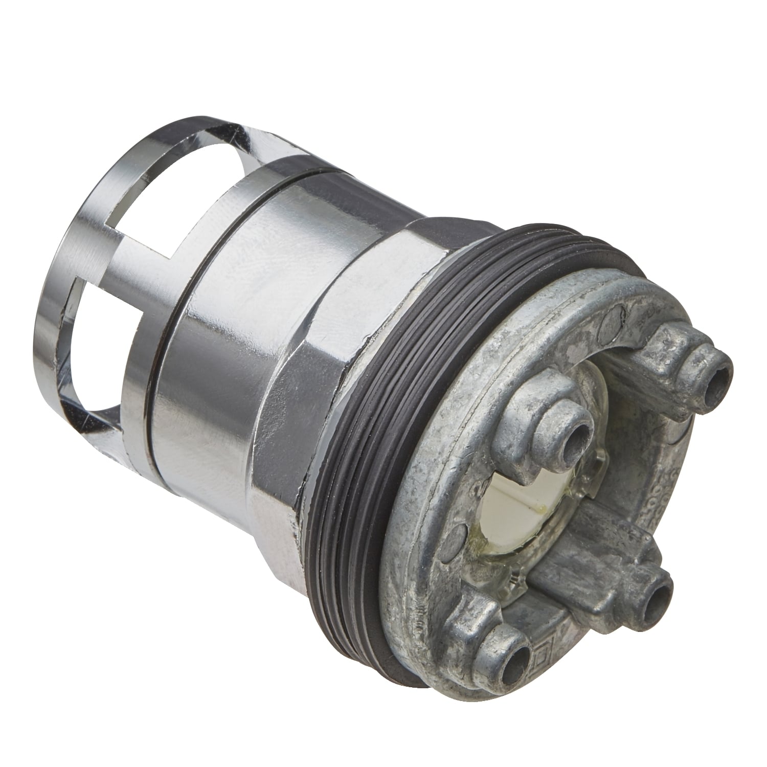 Illuminated push-button head, Harmony 9001K, metal, metal guard flush, without cap, 30mm, spring return, without bulb