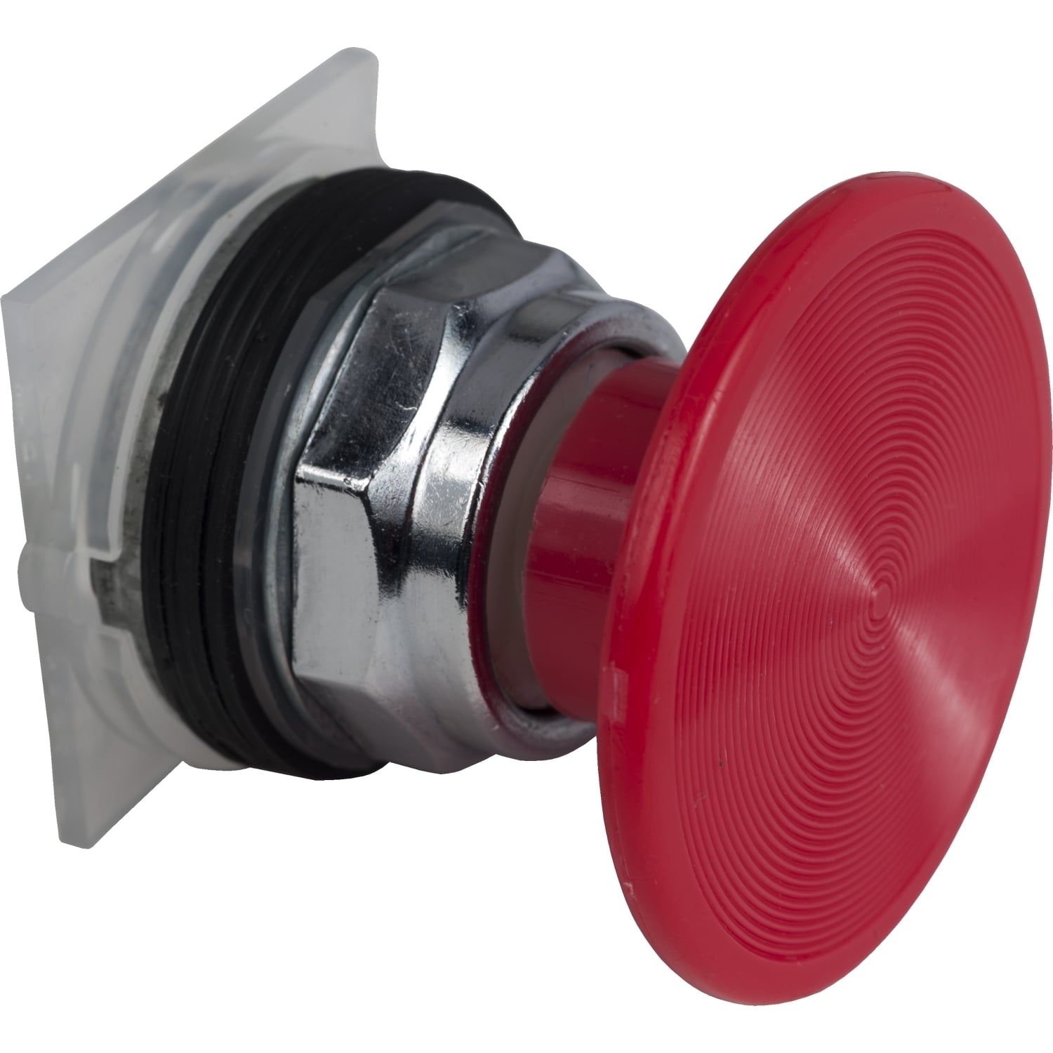 Head for spring return push button, Harmony 9001K, metal, mushroom 57mm, red, 30mm