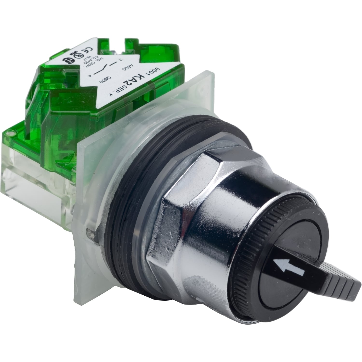 Linergy Protective Earth Terminal Block, Clip-On Mount, 2 Points, 6mm, Green/Yellow