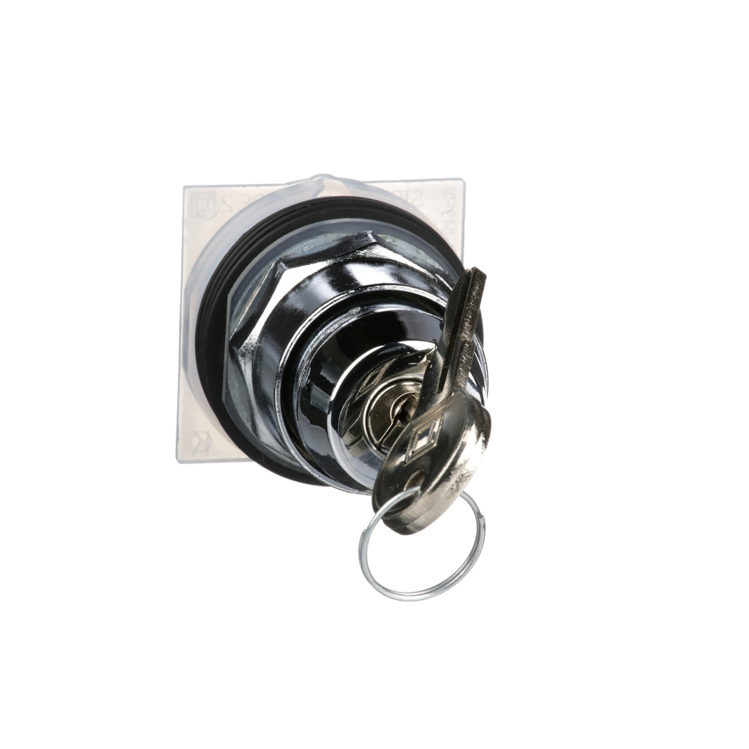 30mm Push Button, Type K, keyed selector switch, 2 position, key removal on left or right