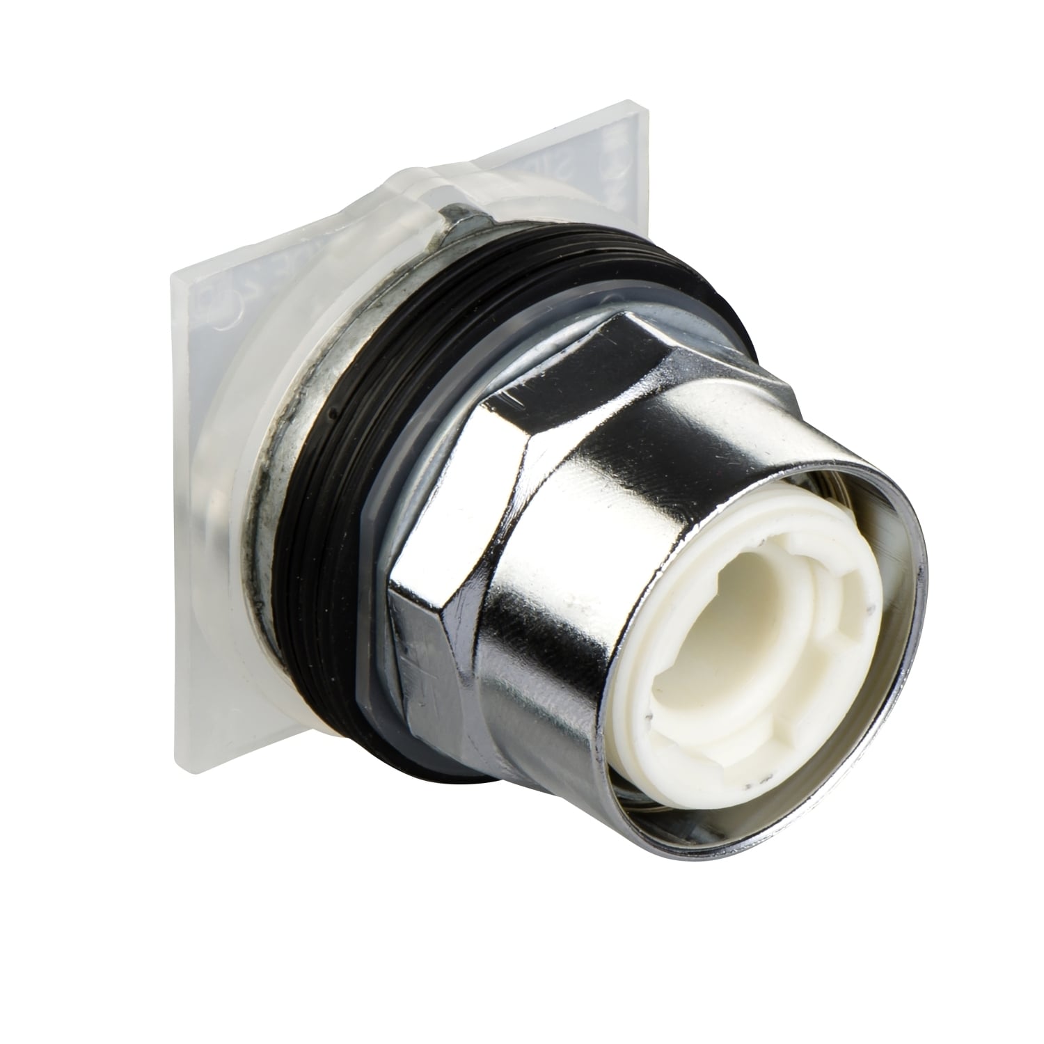 Selector switch head, Harmony 9001K, metal, without handle, 30mm, 4 positions, stay put