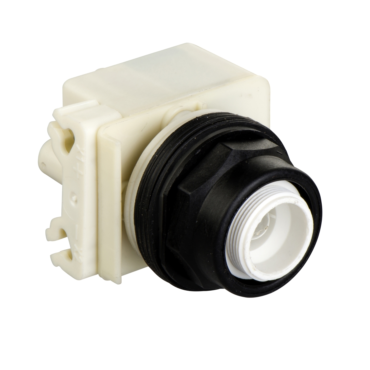 30mm push button, Type SK, illuminated momentary, no guard, 120VAC light module, no contacts, no lens cap, NEMA 4, 4X