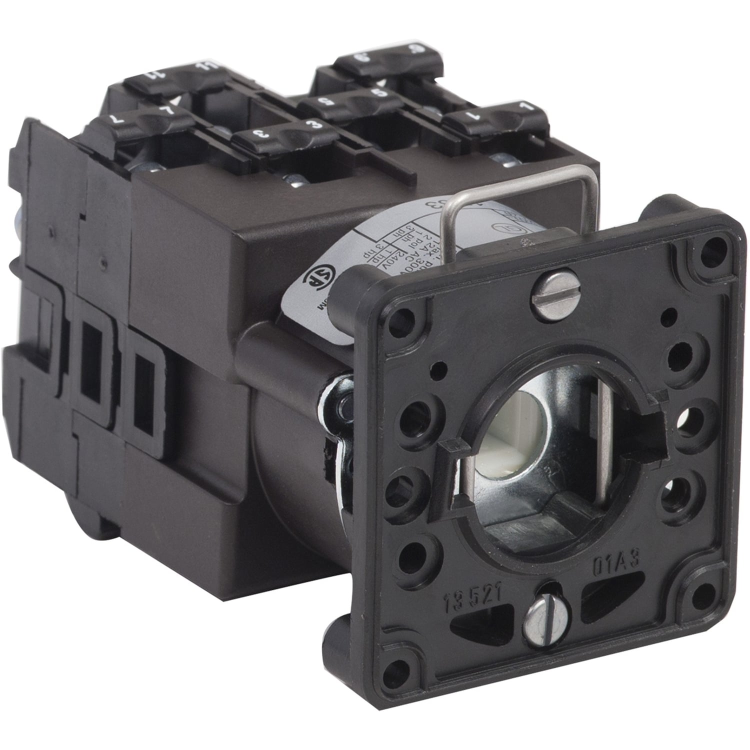 rotary cam switch operator - IP40 - with bezel