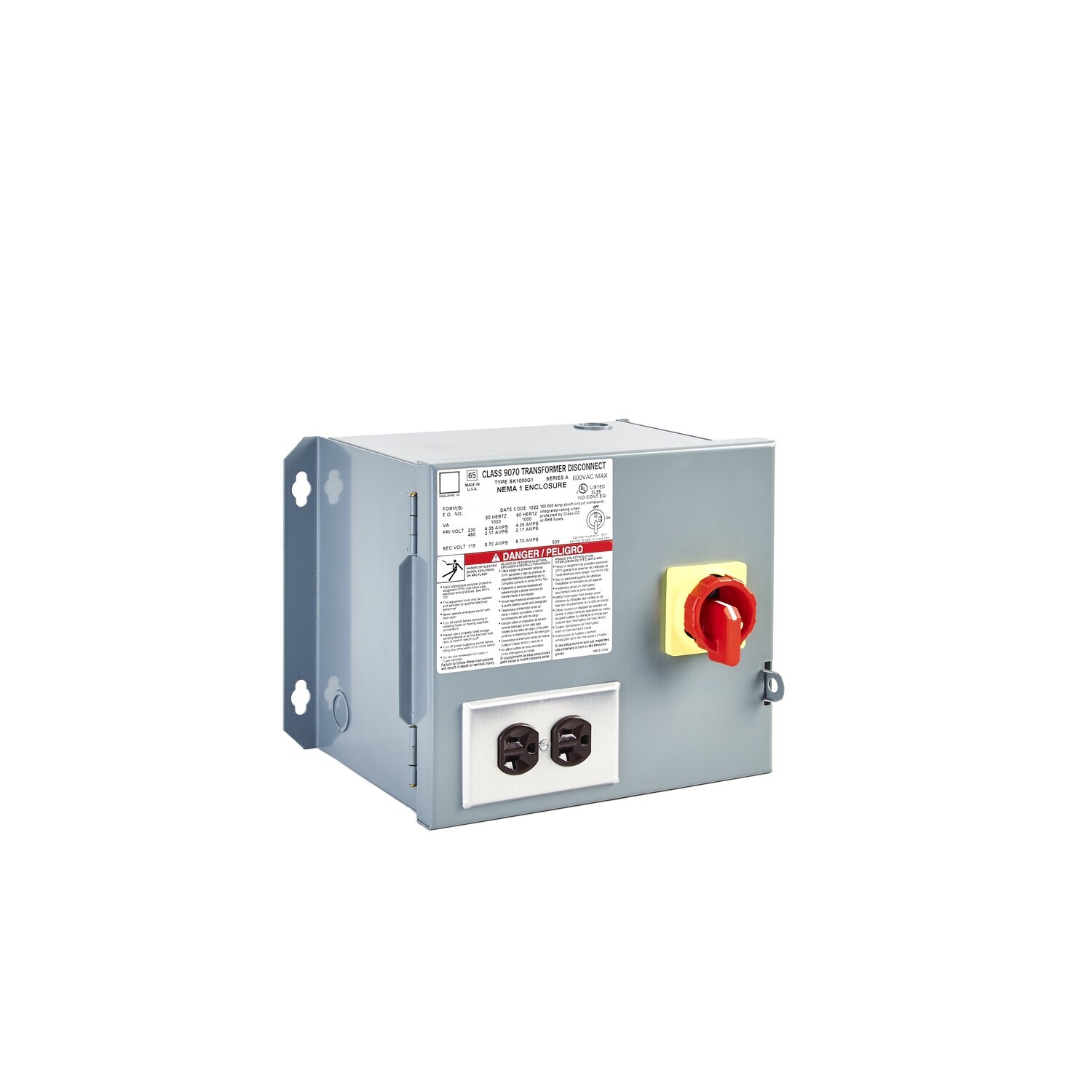Transformer Control Disconnect 1kVA