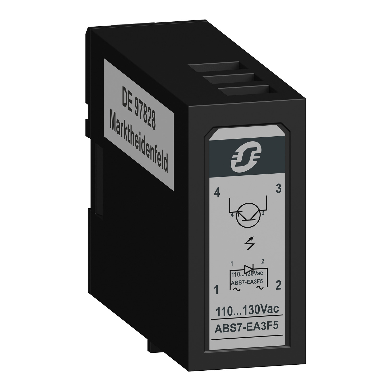 plug-in solid state relay- 12.5 mm - input - 110..130 V AC 60HZ