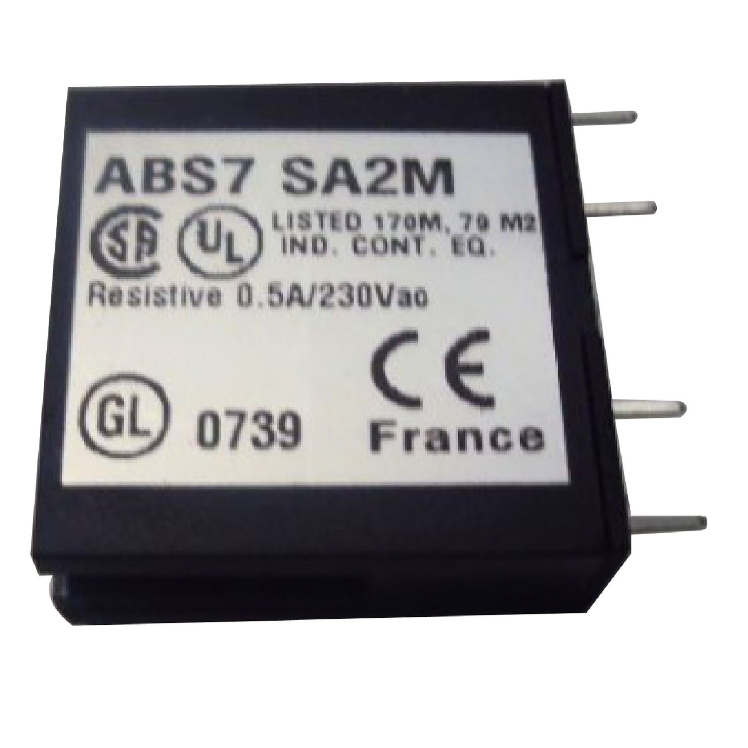 plug-in solid state relay - 10 mm - output - 24..240 V AC - 0.5 A