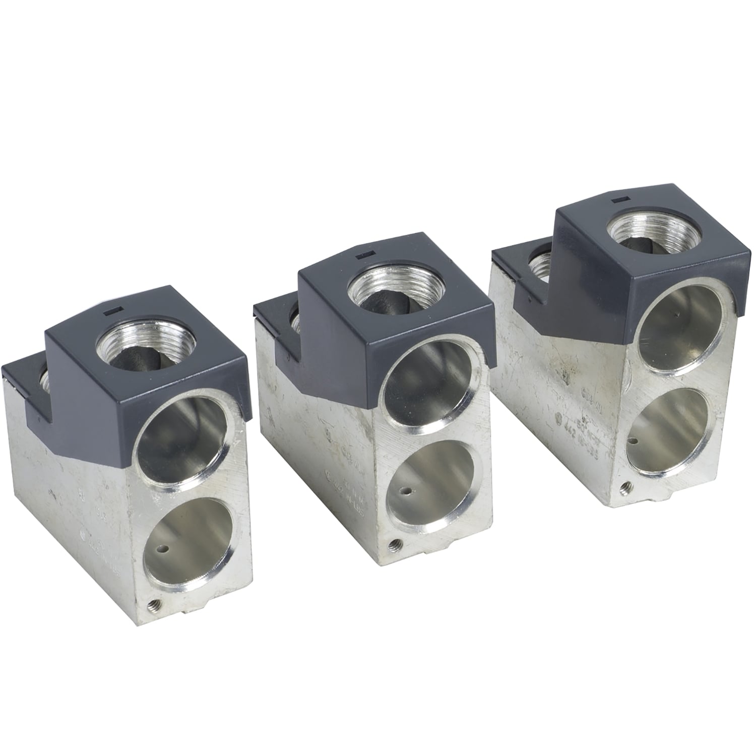 Circuit breaker accessory, PowerPacT L, lug kit, mechanical, 400A to 600A, 3 pole,  aluminum, qty 3