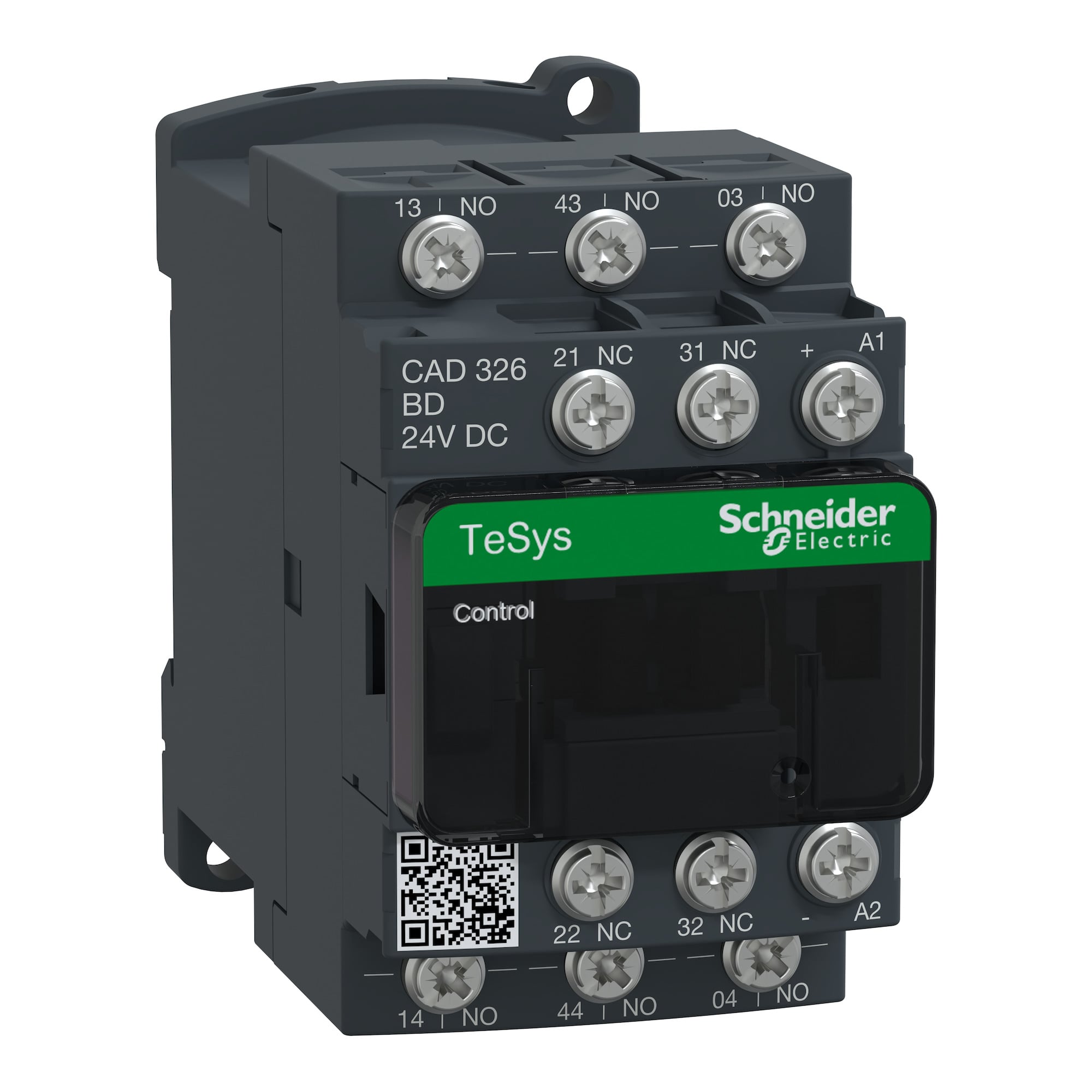 Control relay, TeSys Deca, 3NO+2NC, 0 to 690V, 250VDC standard coil, Lugs-ring terminals