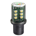 Harmony XVB, Protected LED bulb, BA 15d, white, steady light, 24 V AC/DC