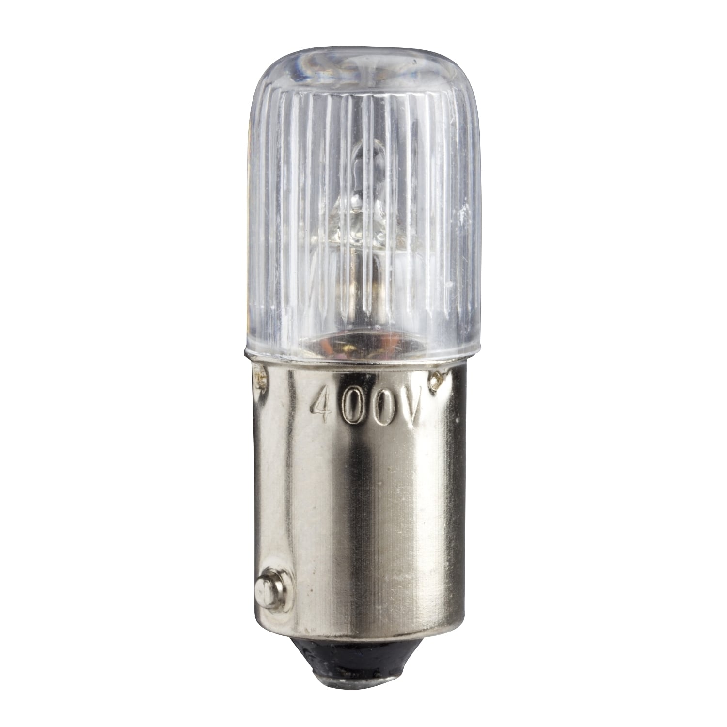 Neon bulb, Harmony XB4, BA 9s, clear, 230V AC
