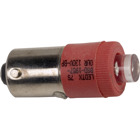LED bulb with BA9s base - red - 120 V AC/DC