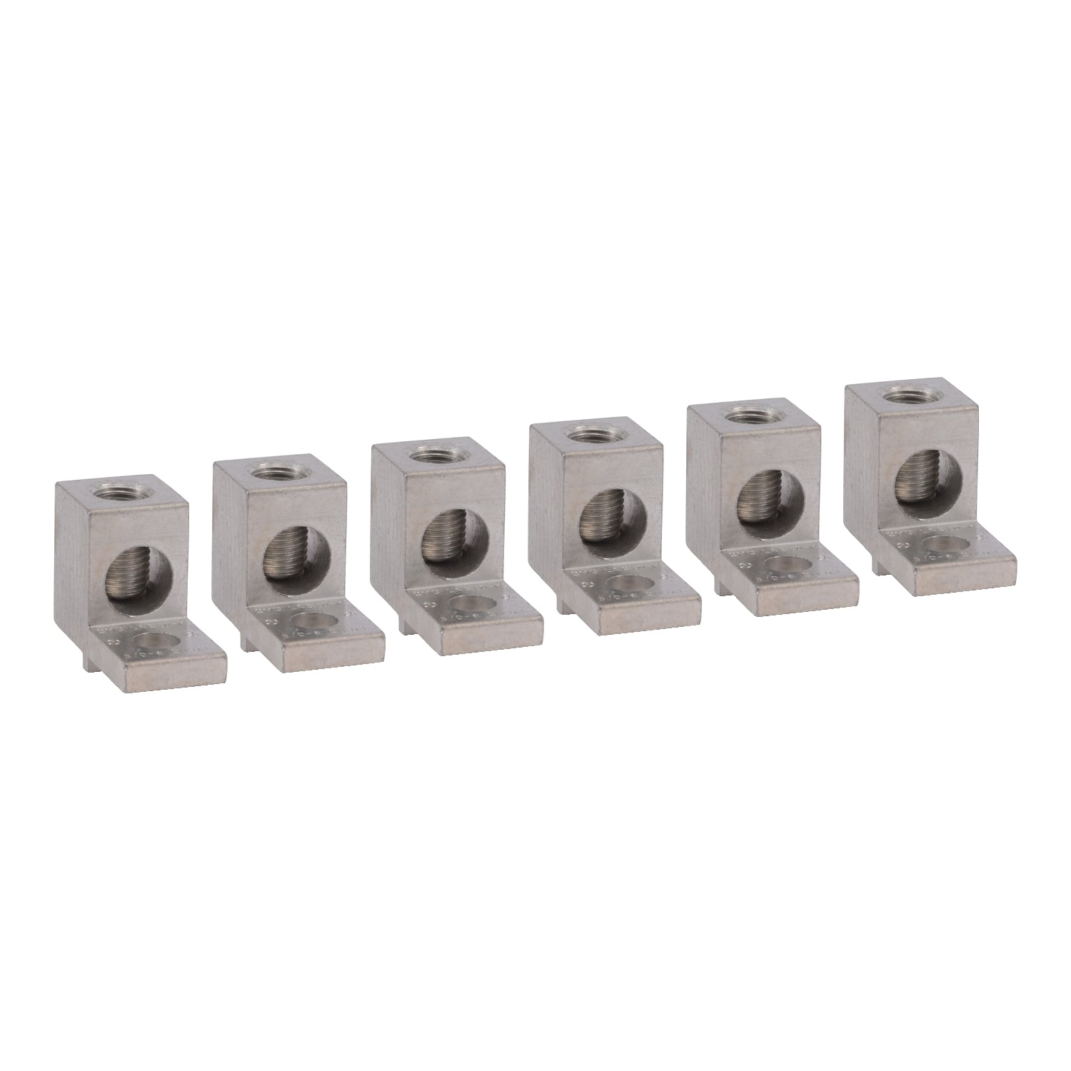 IEC contactor, TeSys F, lug kit, 150A to 185A, set of 6 parts