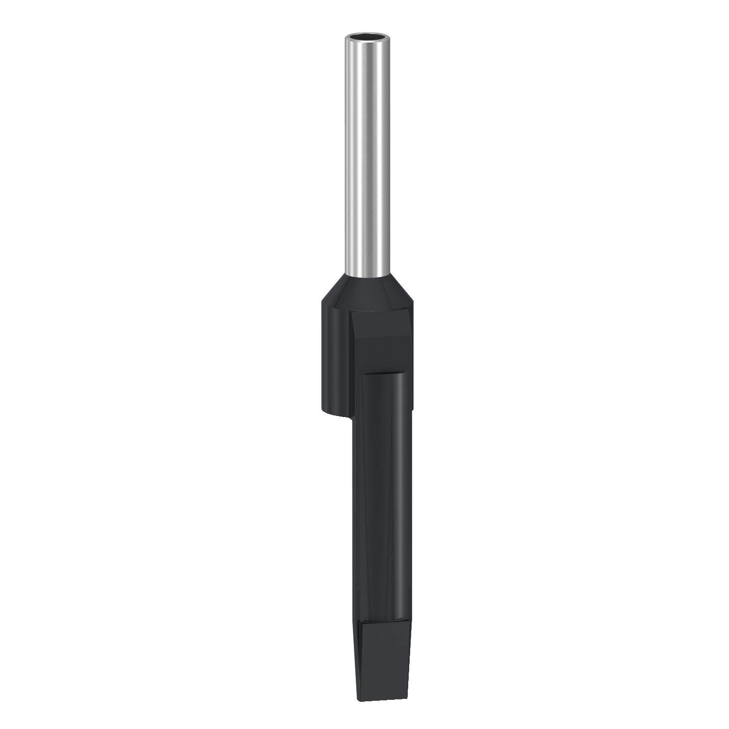 Cable end, Linergy TR cable ends, Single conductor, black, 1.5mm, medium size, markable, 10 sets of 100