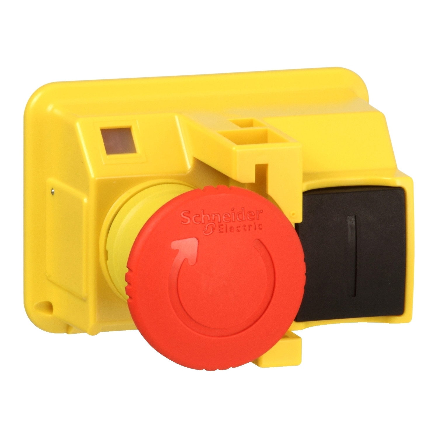 Emergency stop pushbutton,TeSys Deca Fram 2,turn to release,for GV2M*01 enclosures