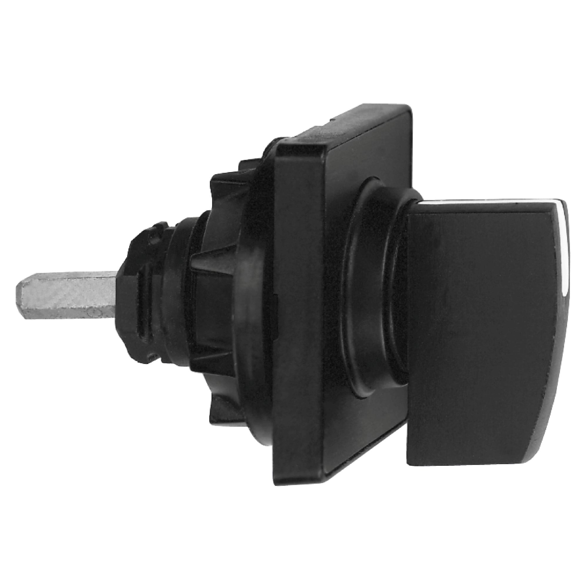 operating head for cam switch -  38 mm - black handle