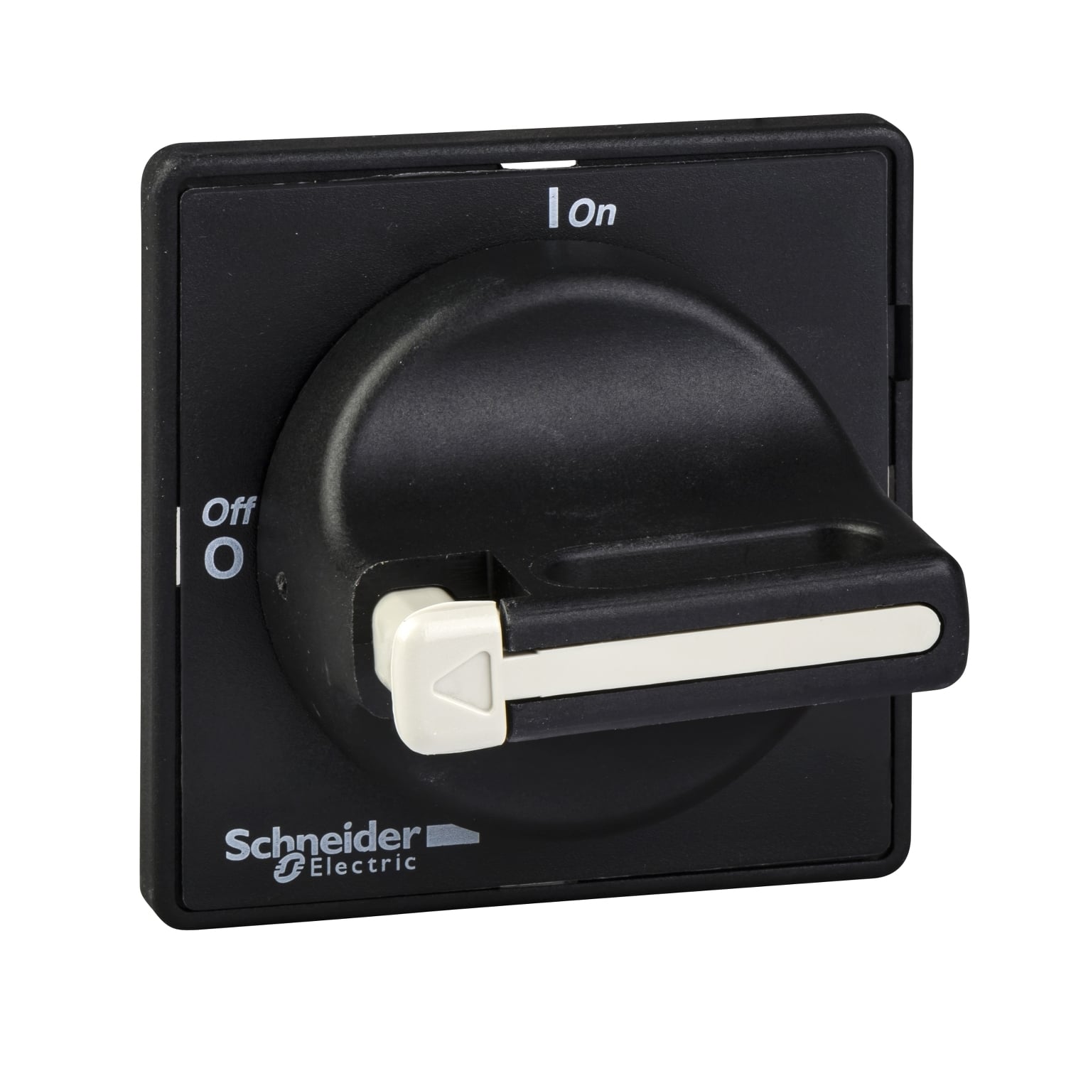 Handles and front plates,TeSys Control,black handle,black front,1-3 padlocking,4 screws fixing,for VN12/VN20/V02-V2