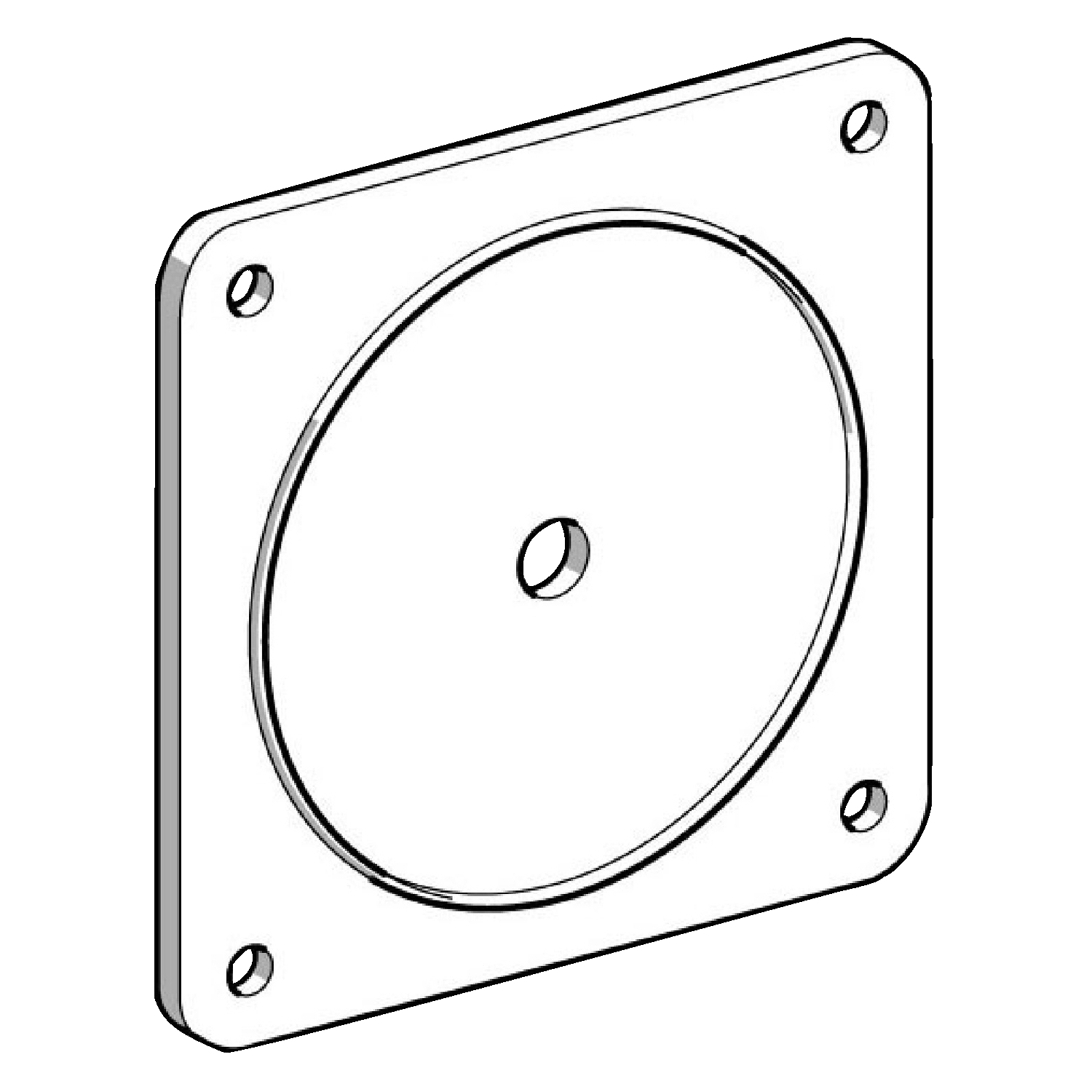 IP 65 seal for 60 x 60 mm front plate and front mounting cam switch - set of 5