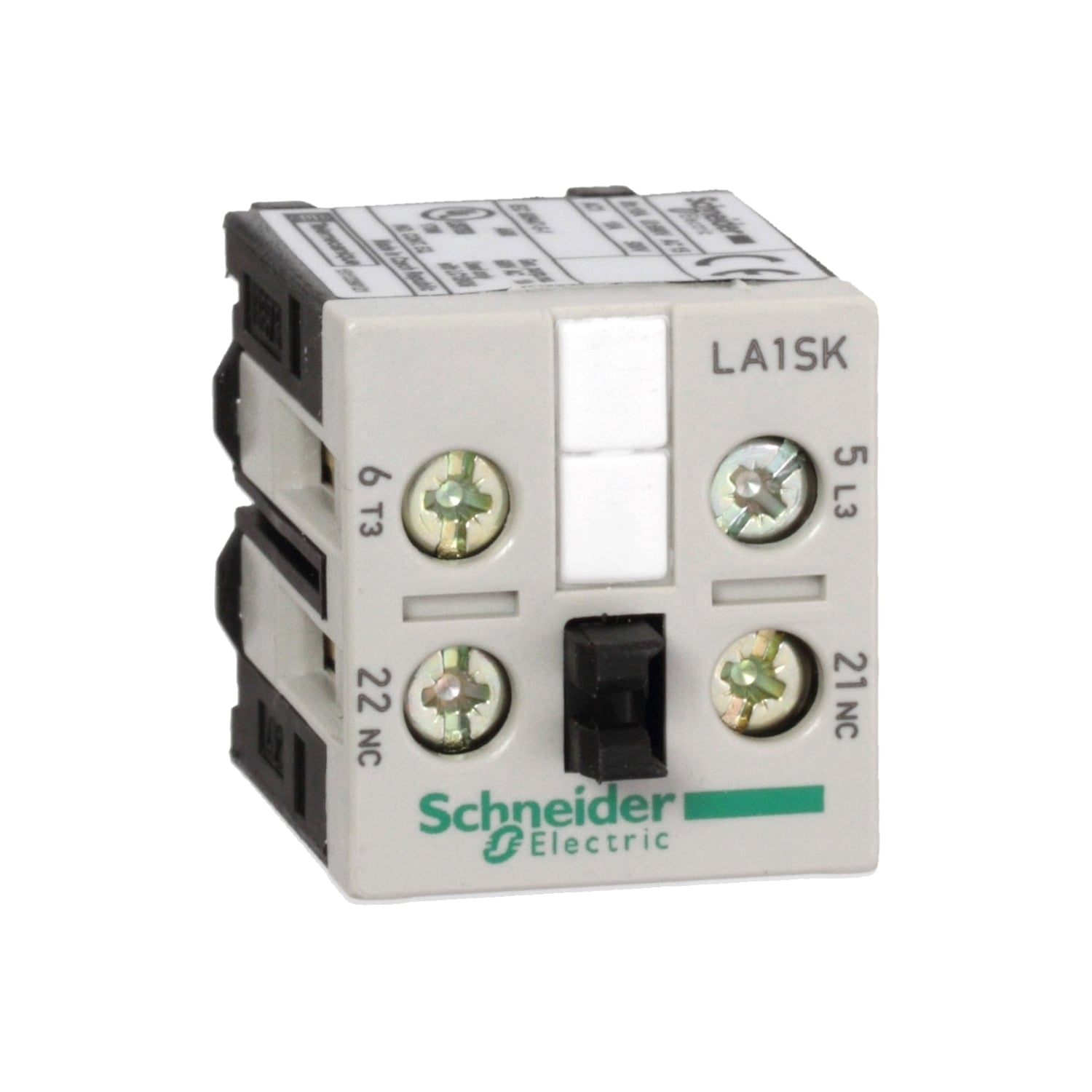 TeSys SK, auxiliary contact block, 1NO+1NC