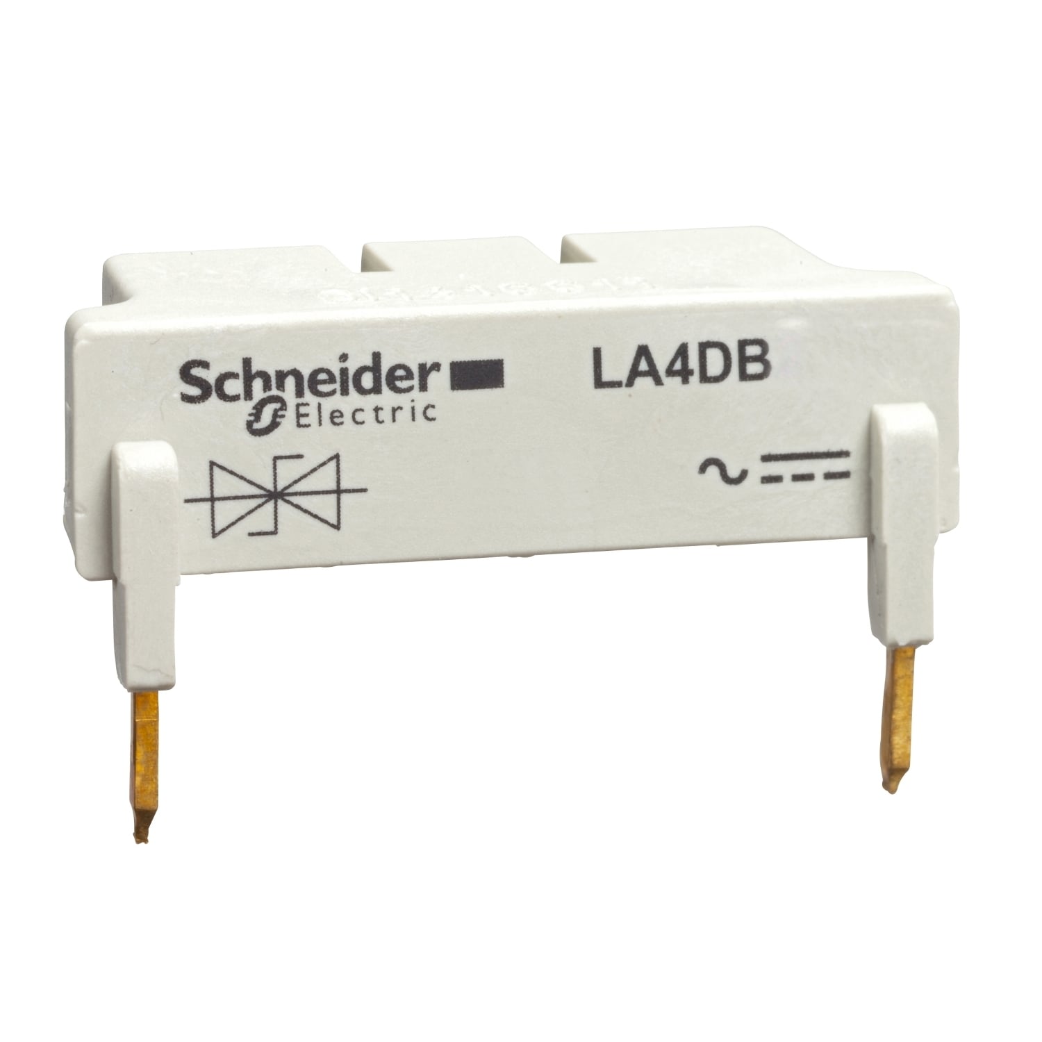 Suppressor module, TeSys Deca, bidirectional peak limiting diode, 24VDC