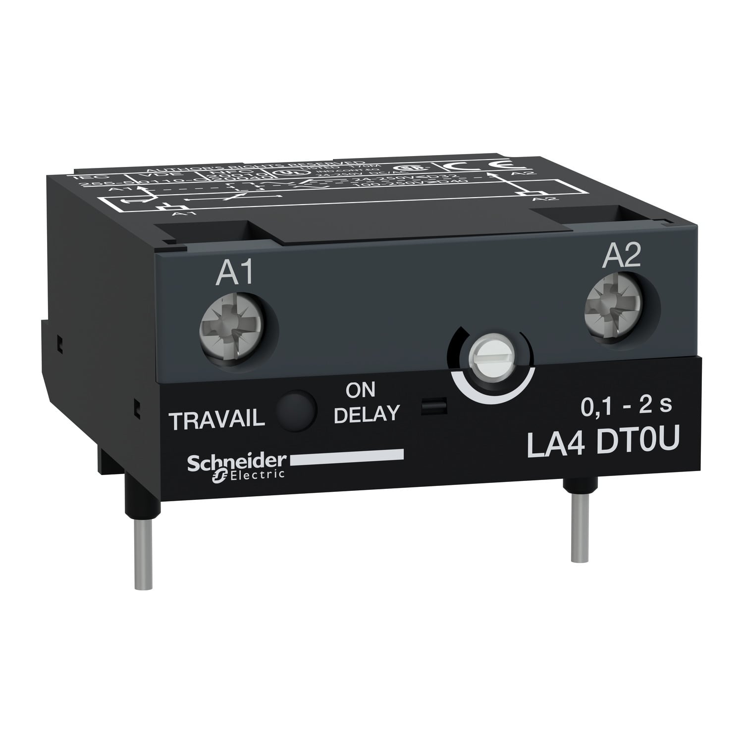electronic timer module - type on delay 0.1...2 s - 24...250 V DC/AC