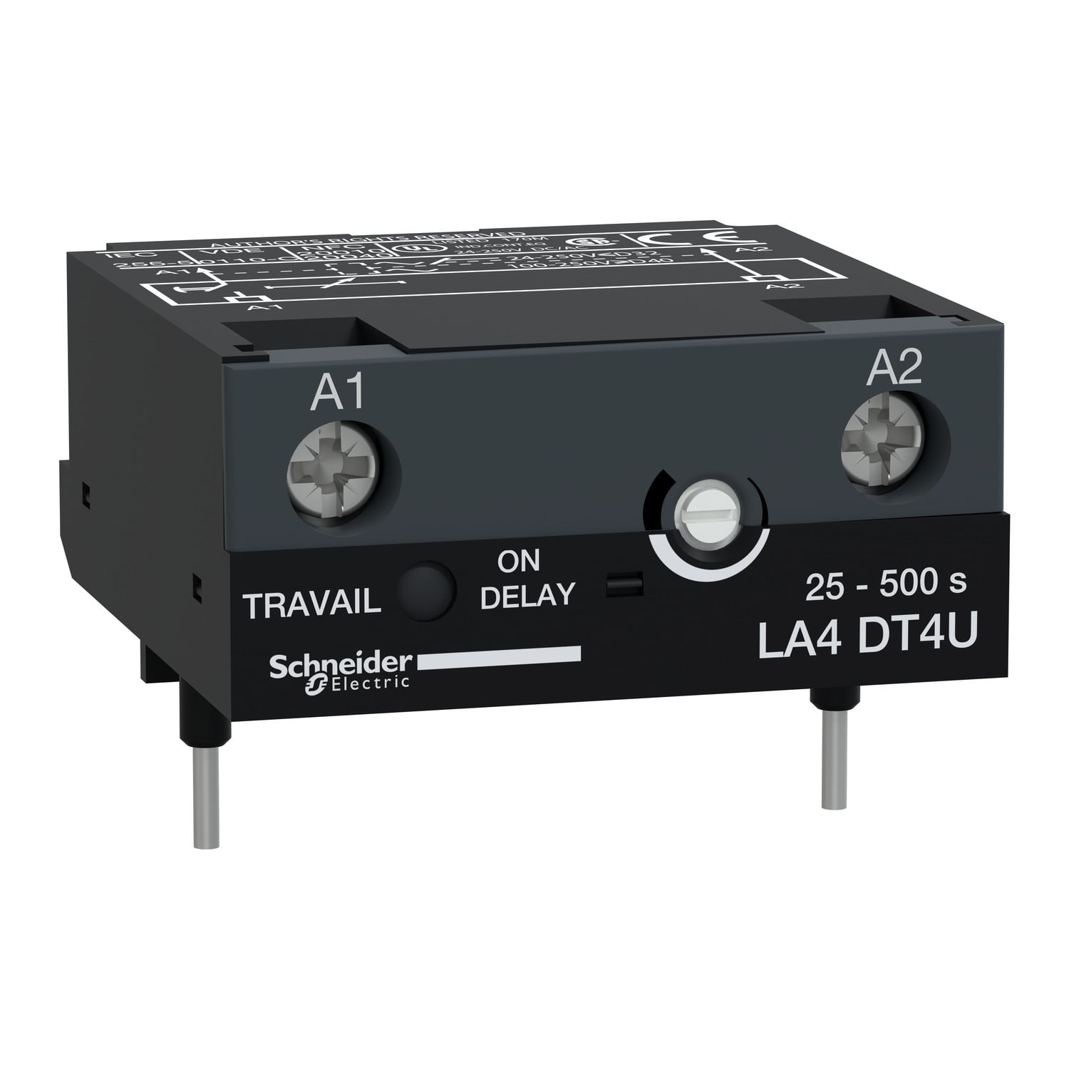 electronic timer module - type on delay 25...500 s - 24...250 V DC/AC