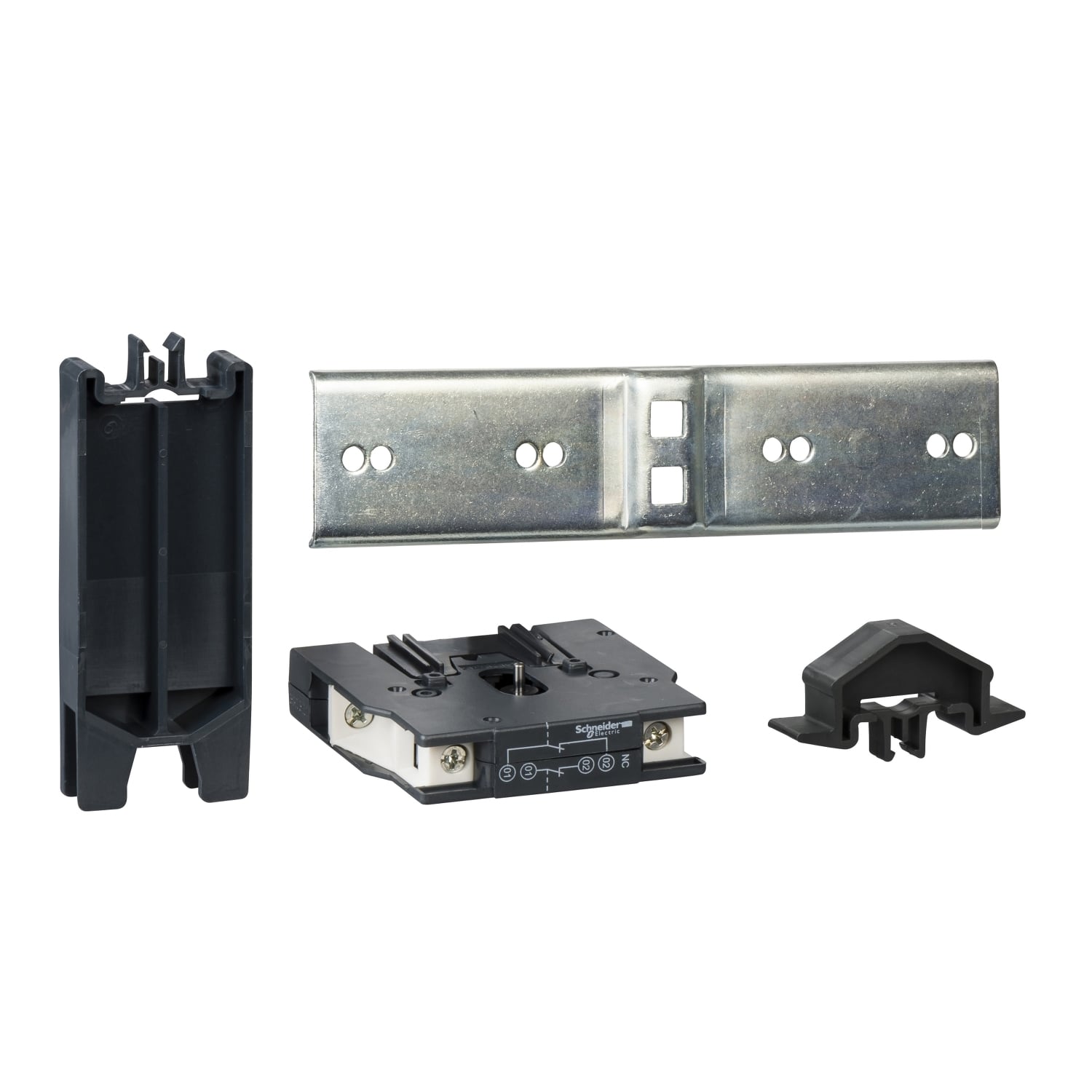 Mechanical and electrical interlock, TeSys Deca reversing & changeover, 2 contactors LC1/LP1D80-D95 DC coil