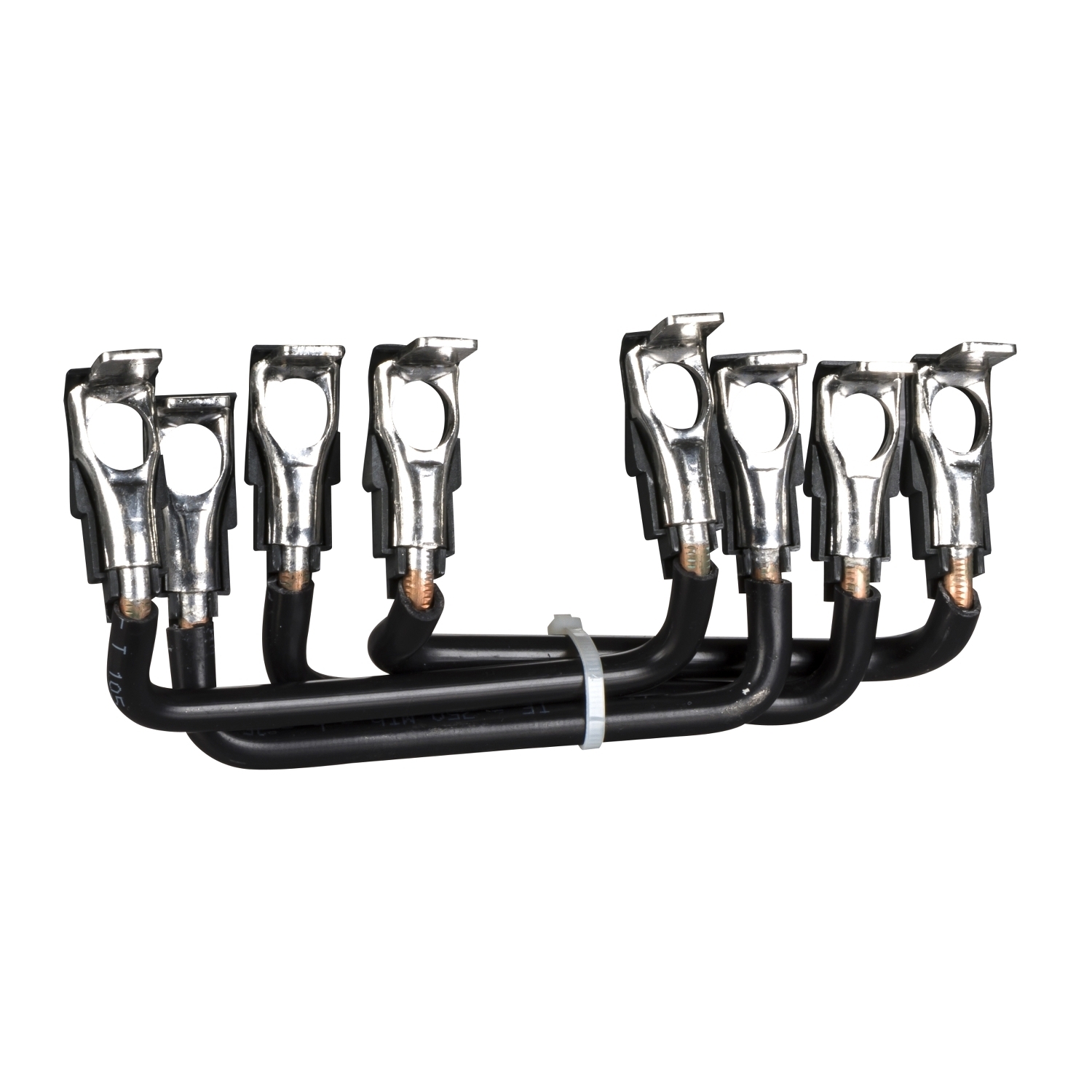 Set of power connections, parallel bars, for 4P changeover contactors assembly, LC1D80004