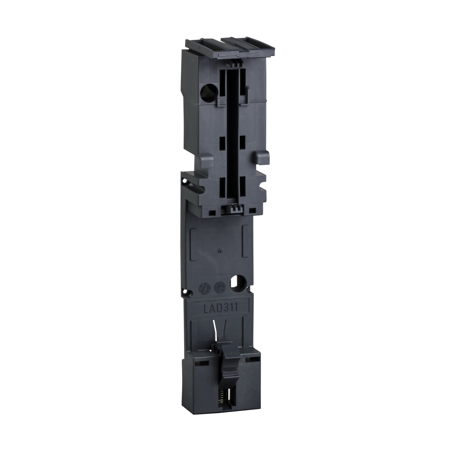 Adapter plates,TeSys Deca Frame 2,for mounting a GV2ME and LC1D09?D38 with front faces aligned