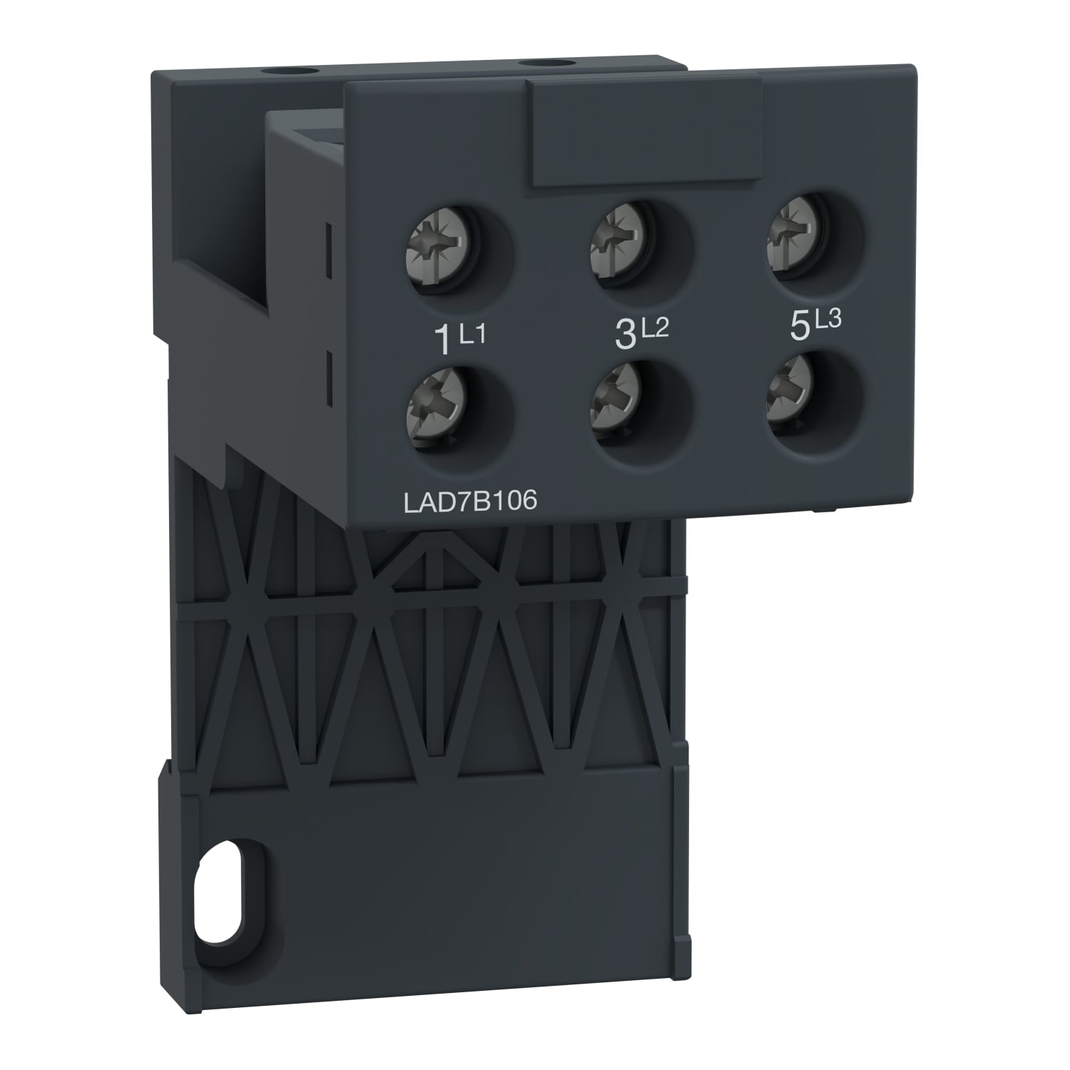 TeSys D, separate mount kit, for LRD01 to LRD35 and LR3D01 to LR3D35 overload relays, ring tongue connectors