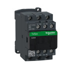 IEC contactor, TeSys Deca, nonreversing, 12A, 7.5HP at 480VAC, up to 100kA SCCR, 3 phase, 3 NO, 24VDC coil, open style