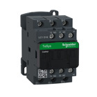 IEC contactor, TeSys Deca, nonreversing, 18A, 10HP at 480VAC, up to 100kA SCCR, 3 phase, 3 NO, 110VAC 50/60Hz coil, open