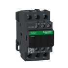 IEC contactor, TeSys Deca, nonreversing, 25A, 15HP at 480VAC, up to 100kA SCCR, 3 phase, 3 NO, 120VAC 50/60Hz coil, open