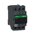 IEC contactor, TeSys Deca, nonreversing, 32A, 20HP at 480VAC, up to 100kA SCCR, 3 phase, 3 NO, 24VDC coil, open style